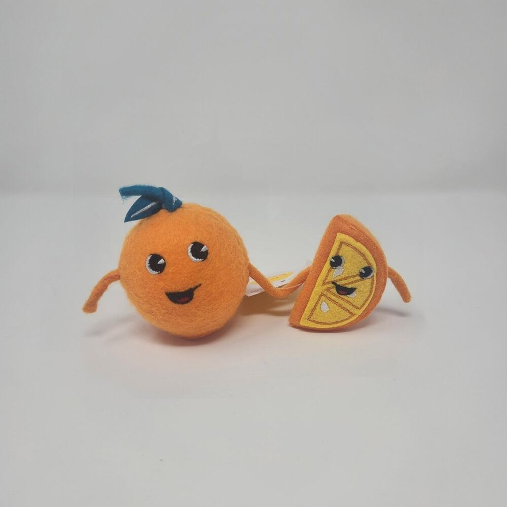Orange and Orange Slice Felt Duo